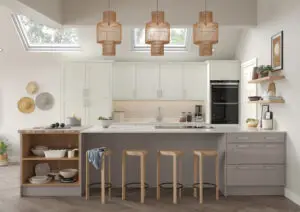 Porcelain breakfast bar brave ground colour kitchen