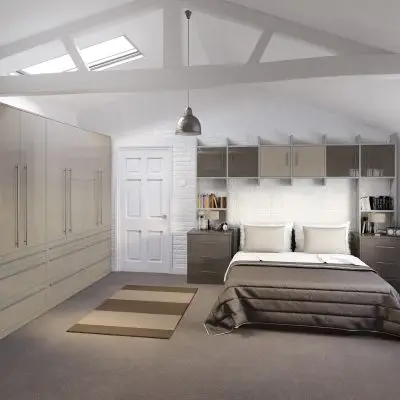 CROWN bedrooms Furore CoffeeLight_GreyDark LS Silver